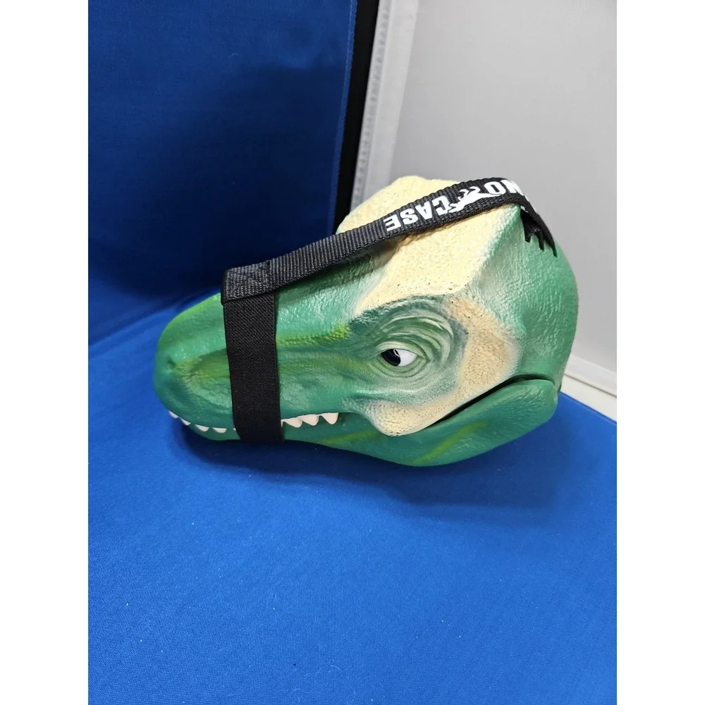 T-Rex Dinosaur Head Lunch Box Storage Case Dino Container Suck UK New